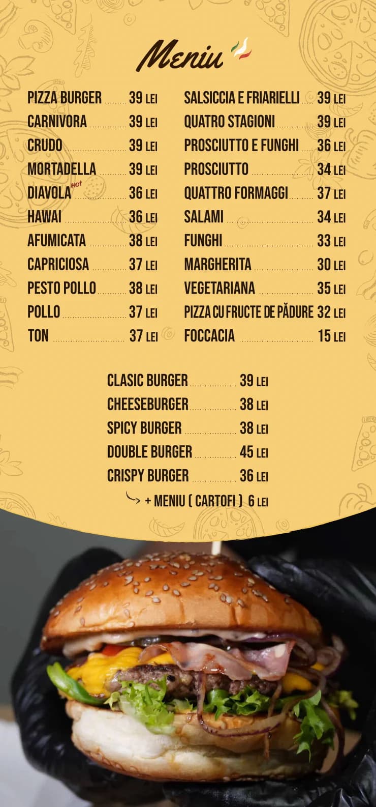 Don Crocodilo — Meniu Restaurant